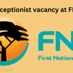 Receptionist vacancy at FNB