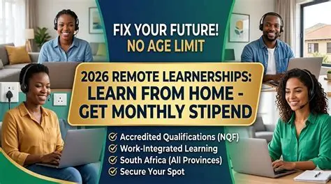 Learn From Home Learnership With Monthly Stipend
